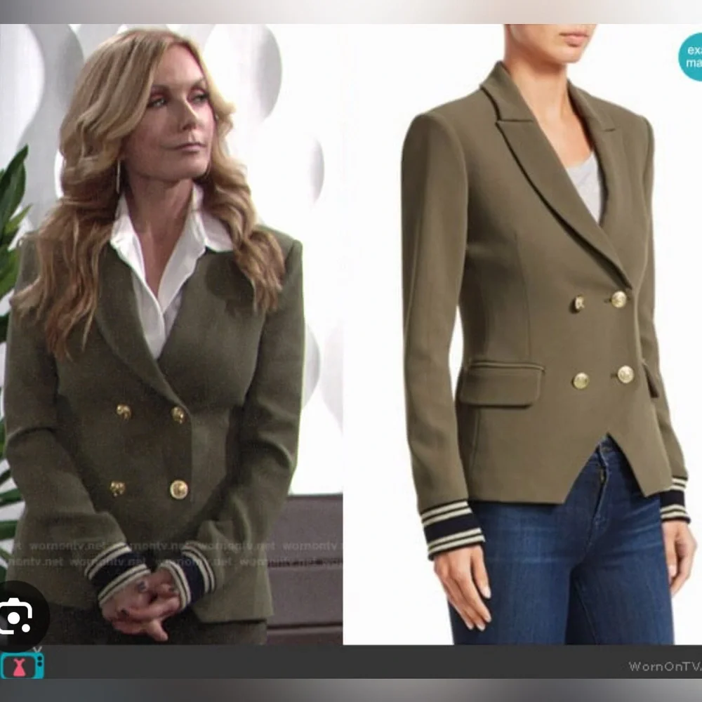 Scripted double breasted blazer - Picture 6 of 6